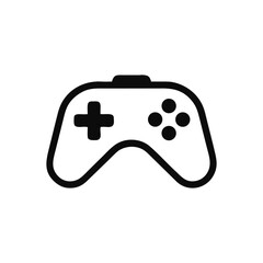 Sleek and Minimalist Game Controller Illustration Simple Gaming Concept Design for Modern User Interfaces and Applications in Vector Format