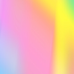 Transparent Rainbow Prism with Clear Background
