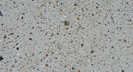 Texture of Exposed Aggregate Concrete Wall Architectural Detail