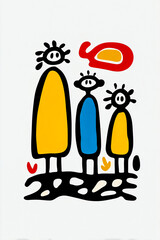 Personnage, concept de famille