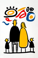 Personnage, concept de famille