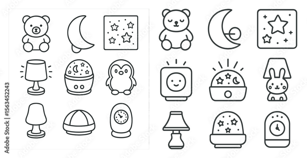 Poster the image is a collection of various objects and animals, including a teddy bear, a penguin, a rabbi