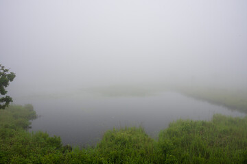 日本の北海道の道東の美しい風景