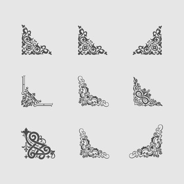 Ornaments Icon New Design Black And White