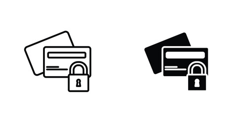 Payment security icon symbol logo graphic design element. EPS10