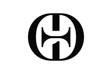 A black and white emblem featuring an abstract design with bold shapes