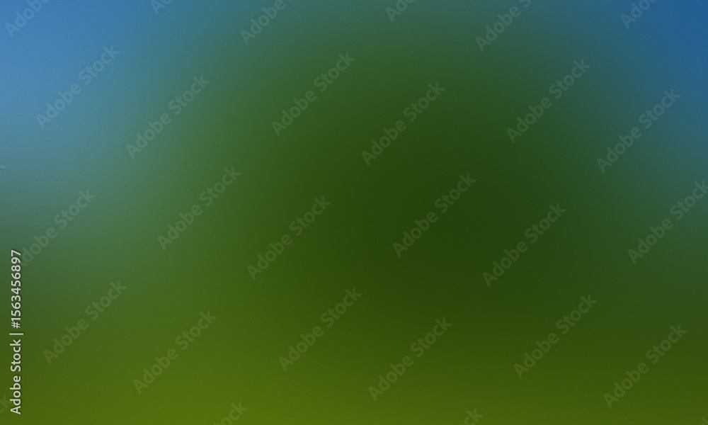 Poster gradient blend of greens and blues creates a serene and calming abstract background perfect for natu