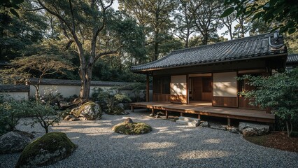 japanese garden in the garden