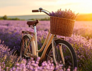 Bike in Lavender Light