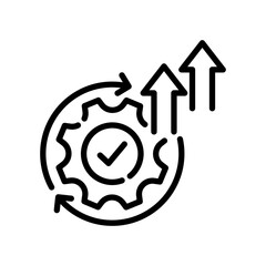 Continuous Improvement line icon