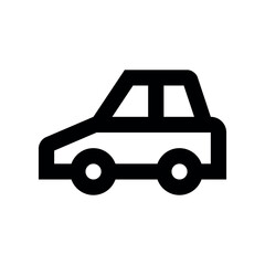 Illustration of car icon vector illustration of vehicle transport automobile auto simple graphic design element isolated 100 vector