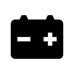 Illustration of battery icon vector illustration for energy storage power supply and electrical circuit design needs online vector