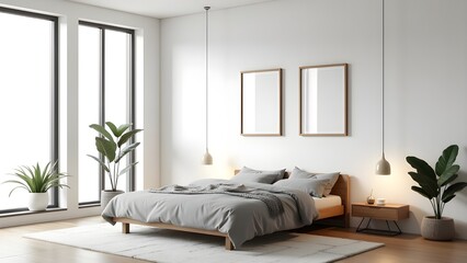 Furnished Bedroom with Bed View