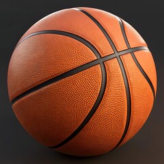 Fototapeta premium basketball on black