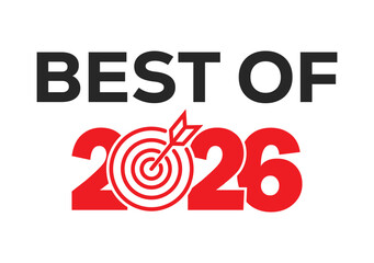 best of 2026 vector icon isolated on white background