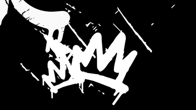 abstract  Grunge graffiti motion Textures. With noise and scratches textures film burn overlays element. VHS Animatied Broadcast Pixel Noise