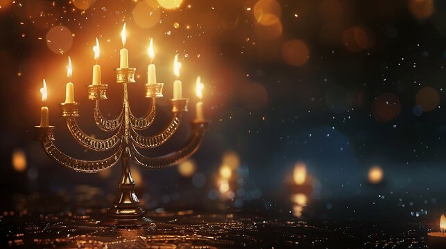 Outdoor Christmas Tree Sparkling in the Darkness of Night - Powered by Adobe