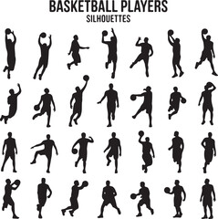 Basketball Player Silhouette Bundle &ndash; Slam Dunk SVG Clipart

Basketball Action Silhouettes &ndash; Digital Sports Vector Set

Hoop & Dunk Silhouette Design &ndash; SVG PNG for Cricut & Shirts

Basketball Silhouet