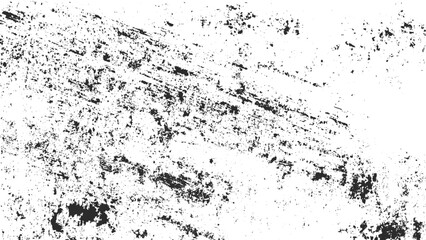 Fototapeta premium Black isolated on white background. Rough black and white texture vector. 