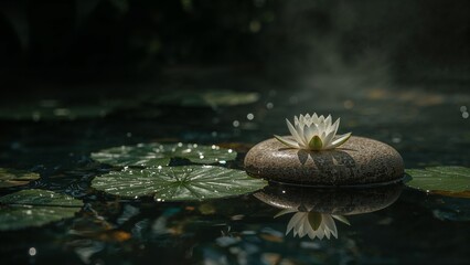 snail on a green leaf