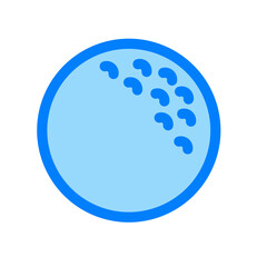 golf ball duotone icon