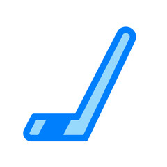 hockey stick duotone icon