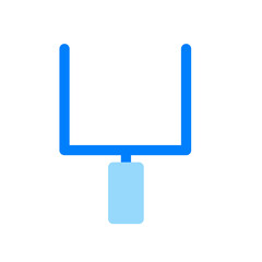rugby ring duotone icon