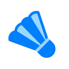 shuttlecock badminton duotone icon