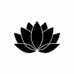 creative details lotus icon Vector Illustration