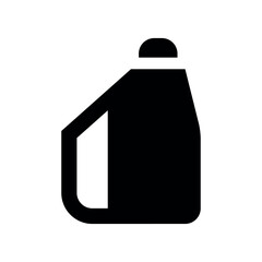 Illustration of engine oil container vector icon for automotive lubricant packaging and car maintenance and service design needs vector