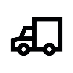 Illustration of delivery truck icon vector illustration for shipping logistics transport and moving company  use vector
