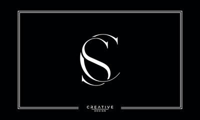 CS, SC, C, S, Abstract Letters Logo Monogram
