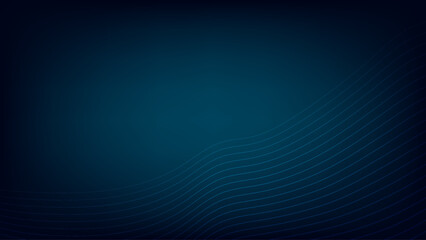 Abstract dark blue wave background with gradient texture and digital pattern