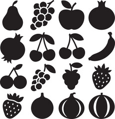 Fruit Silhouette Clipart Bundle – SVG PNG for Kitchen & Crafts

Tropical Fruit Silhouettes – Pineapple, Mango, and Citrus Designs

Juicy Fruit SVG Pack – Apple, Banana, Strawberry Vector Art

Fruit Ou