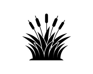 creative details Dried Grass Icon vector illustration	