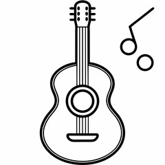 guitar icon set