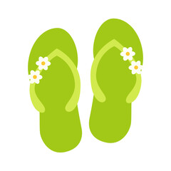 Colorful Flip-Flops Illustrations