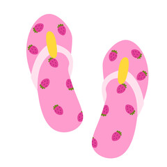 Colorful Flip-Flops Illustrations