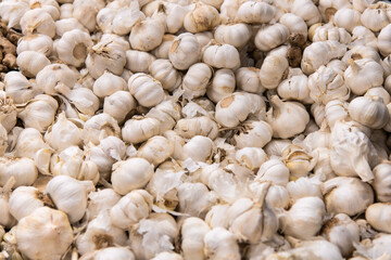 garlic on sale at the supermarket