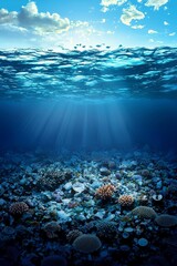 Vibrant Coral Reef Underwater Scene