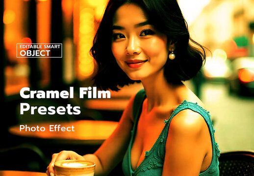 Caramel Film Presets Photo Effect for Cinematic Photography