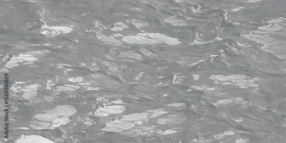 Poster abstract monochrome illustration of water surface with subtle wave patterns and textural depth depic