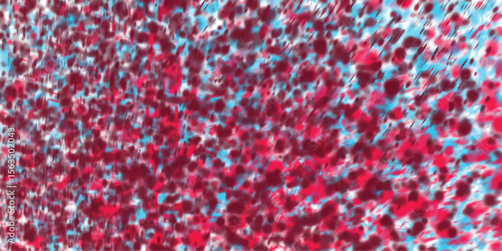 Poster abstract watercolor background with red blue and white splatters artistic and versatile for various 
