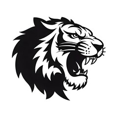 Obraz premium illustration vector tiger head mascot loggo