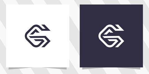 letter g logo design vector