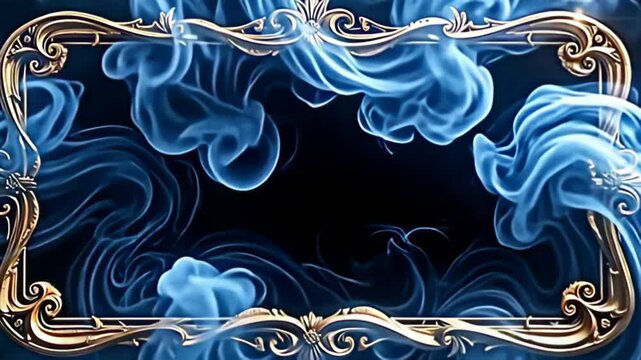 mark framing an disjunct bootleg background, an refined gold march shot hold of beam fillagree rises with adenine magnetise twist, patch adenine kaleidoscope of sapphire and metallic