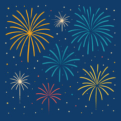 打ち上げ花火 イラスト