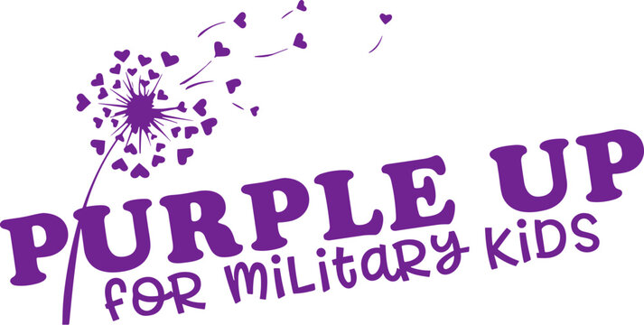 Purple up for military kids