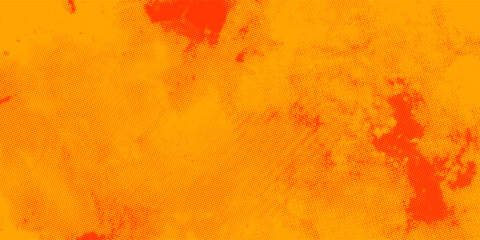Dots halftone orange color pattern gradient texture with technology digital background. Dots pop art comics with summer background.