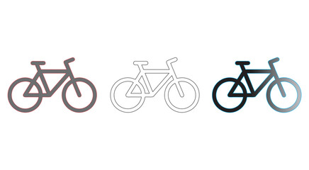 Obraz premium BIKE ICON ART ABSTRACT CYCLE